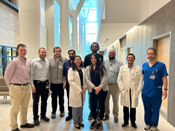 Dr. Bhanot and ID/CCM fellows.