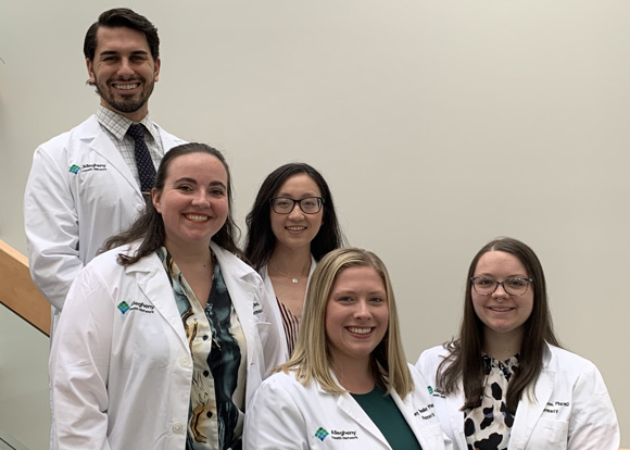 photo of current pharmacy residents at AHN Saint Vincent in Erie PA