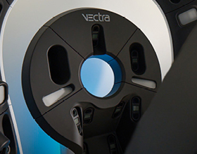 VECTRA WB 360 imaging system, used for comprehensive skin cancer detection at the AHN Cancer Institute.