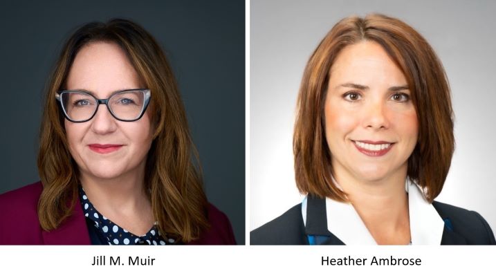 Photos of two new Chief Nursing Officers